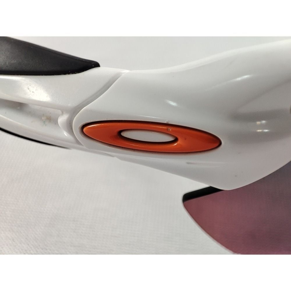 Oakley Radar EV Path Sunglasses White OO9208-16 Prizm Polarized Shield Blue - Picture 8 of 10